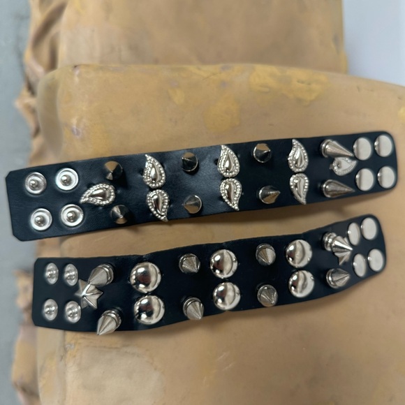 Lot of punk chokers collar and bracelets - 4 necklaces, 3 bracelets - Picture 15 of 15